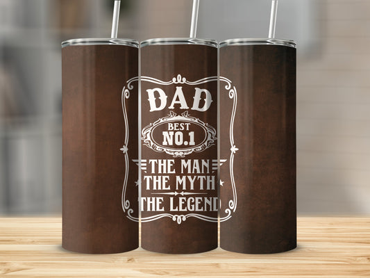 Number 1 Dad Stainless Steel Tumbler