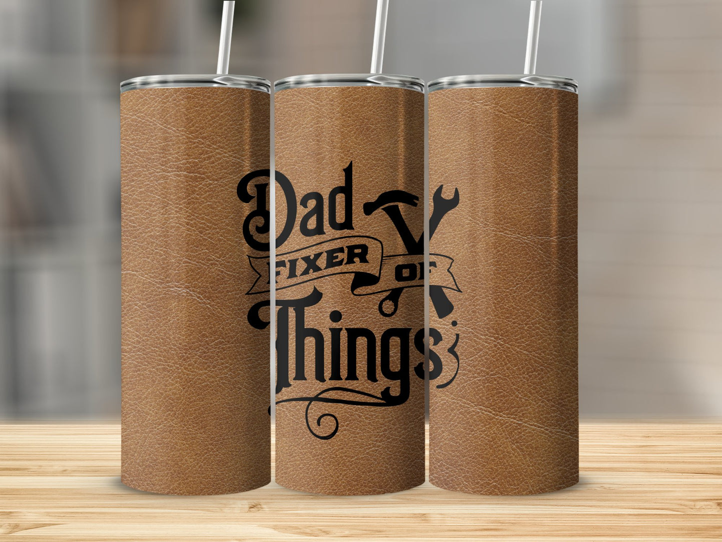 Dad Fixer of Things Stainless Steel Tumbler