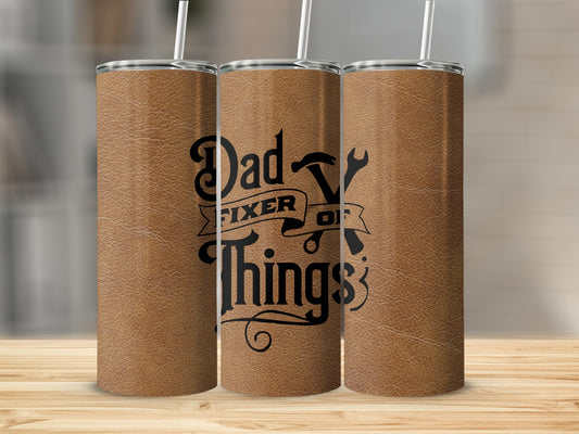 Dad Fixer of Things Stainless Steel Tumbler