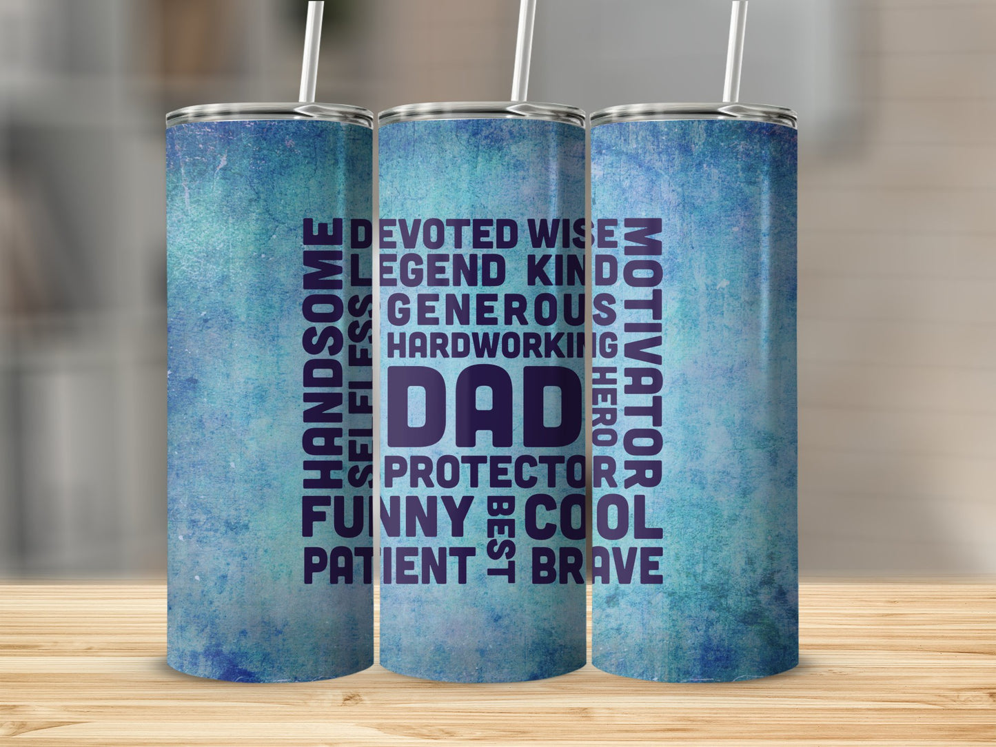 Dad Words Stainless Steel Tumbler