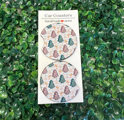 Tree cakes Car Cup Coasters