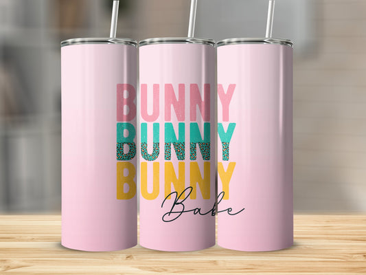 Easter Bunny Babe Stainless Steel Tumbler