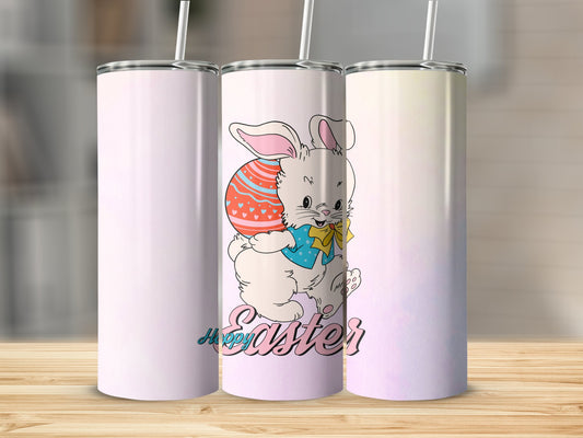 Easter Nostalgic Bunny Stainless Steel Tumbler