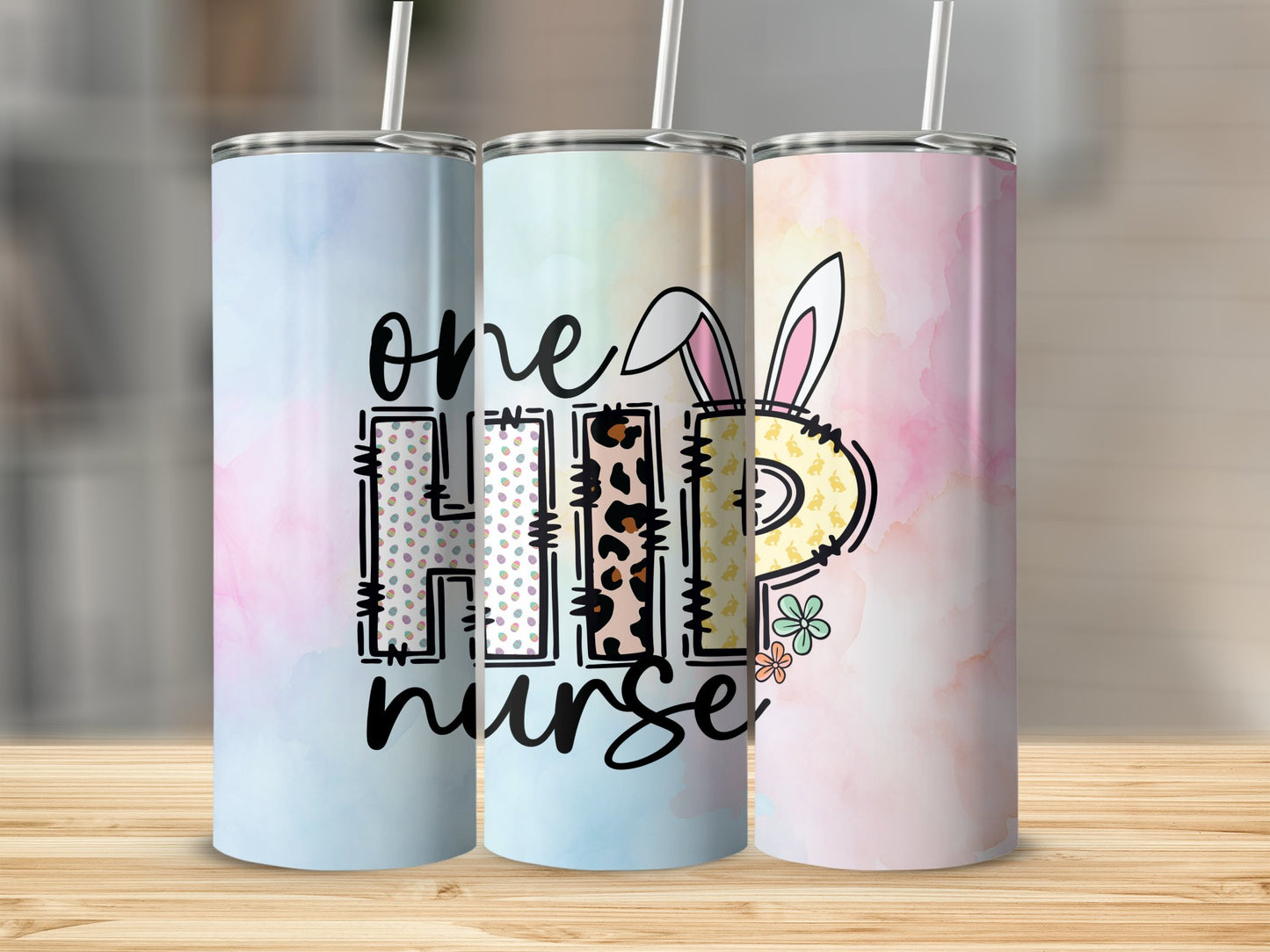 Easter One Hip Nurse Stainless Steel Tumbler