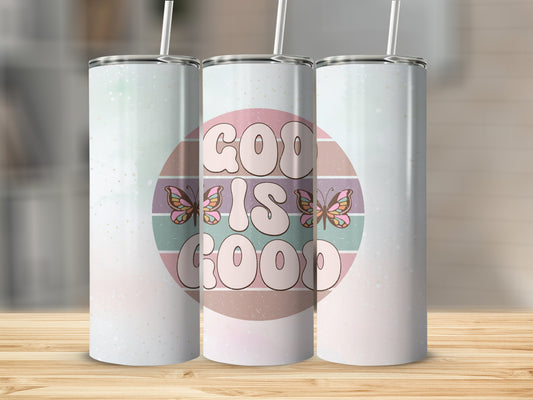 God is Good Stainless Steel Tumbler