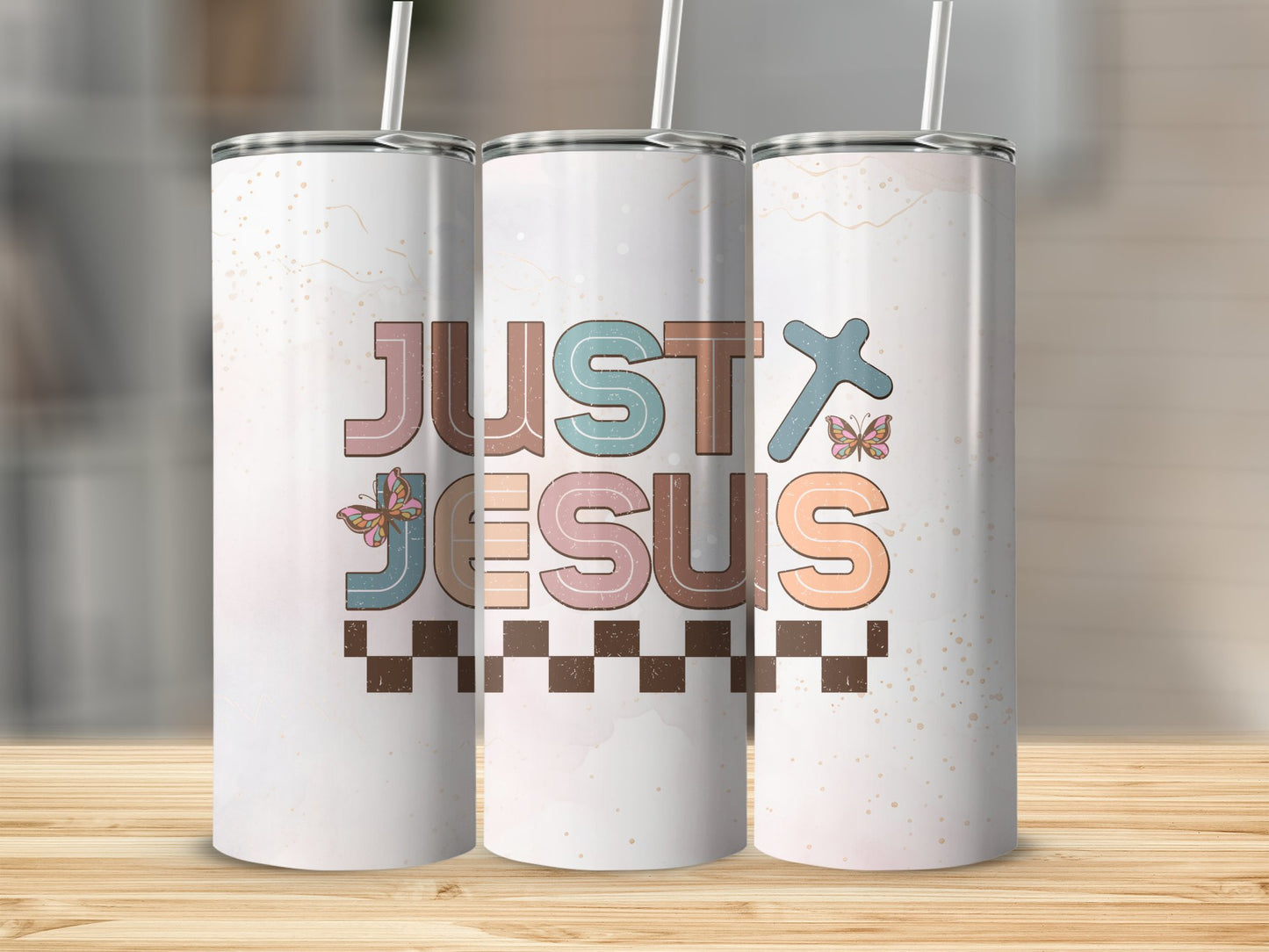 Just Jesus Stainless Steel Tumbler