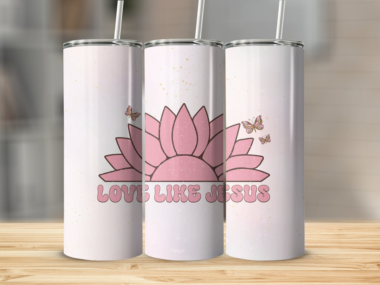 Love Like Jesus Stainless Steel Tumbler