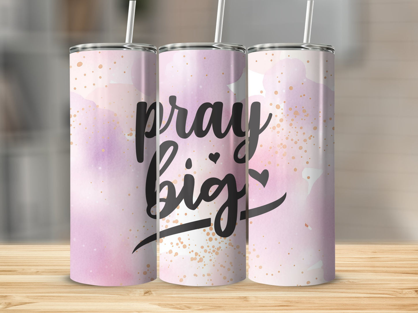 Pray Big Stainless Steel Tumbler