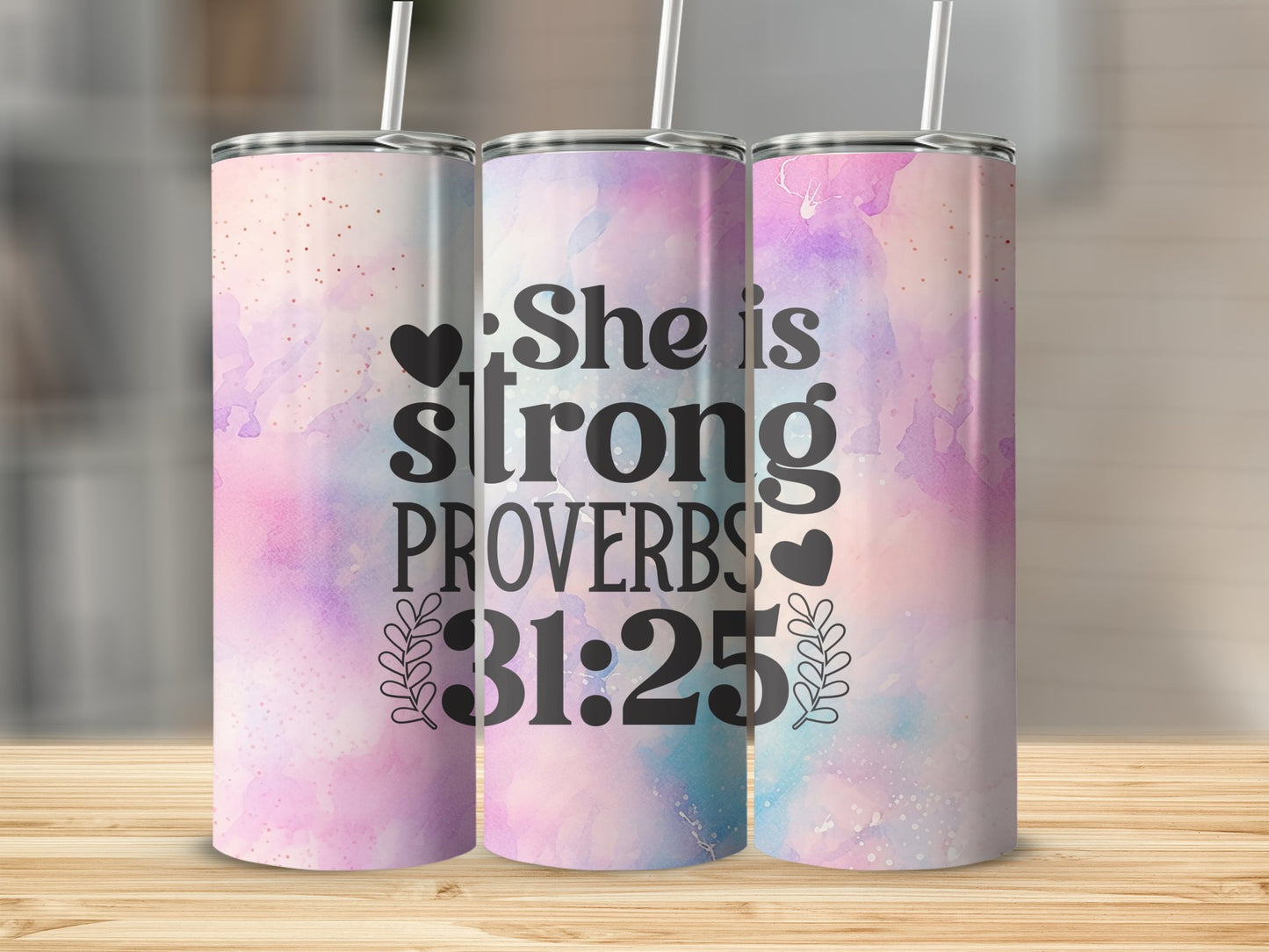 She is Strong...Stainless Steel Tumbler