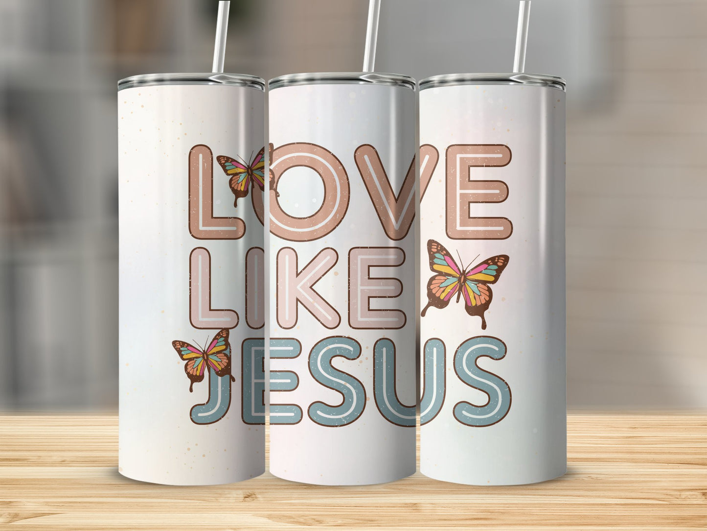 Love like Jesus Stainless Steel Tumbler