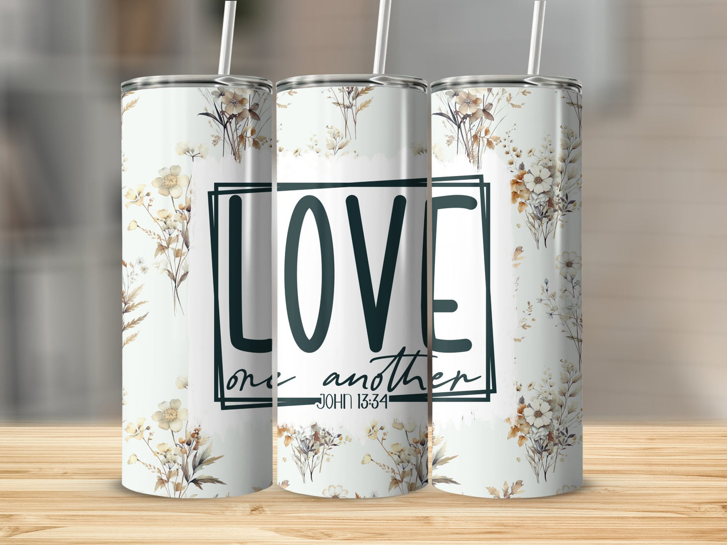 Love One Another Stainless Steel Tumbler