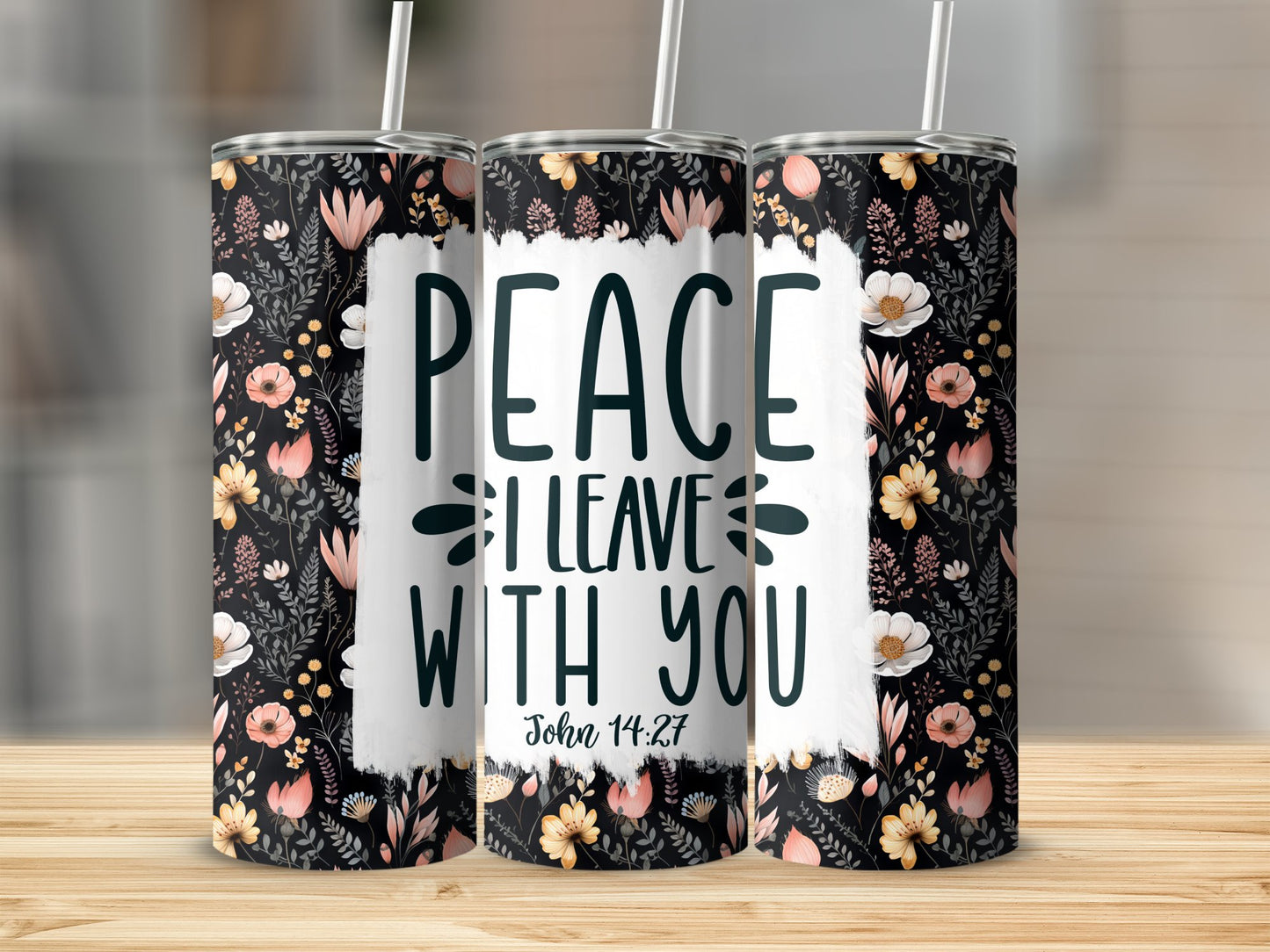 Peace I Leave with You...Stainless Steel Tumbler