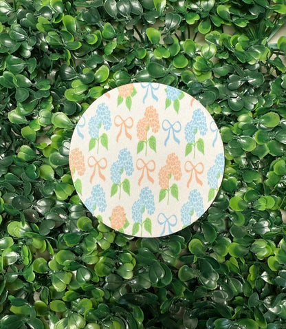 Hydrangea drink coaster