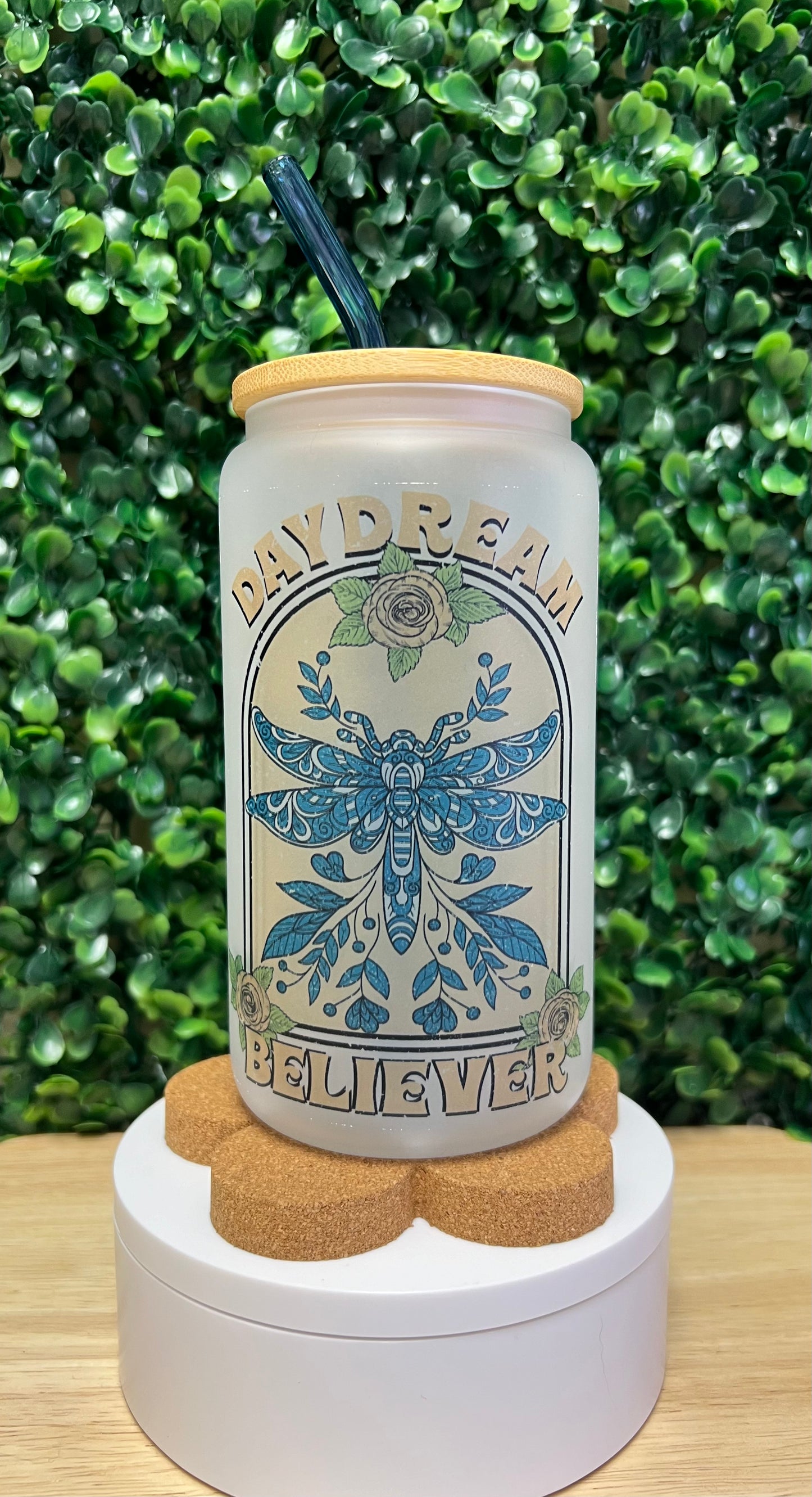 Day Dream Believer Frosted Glass