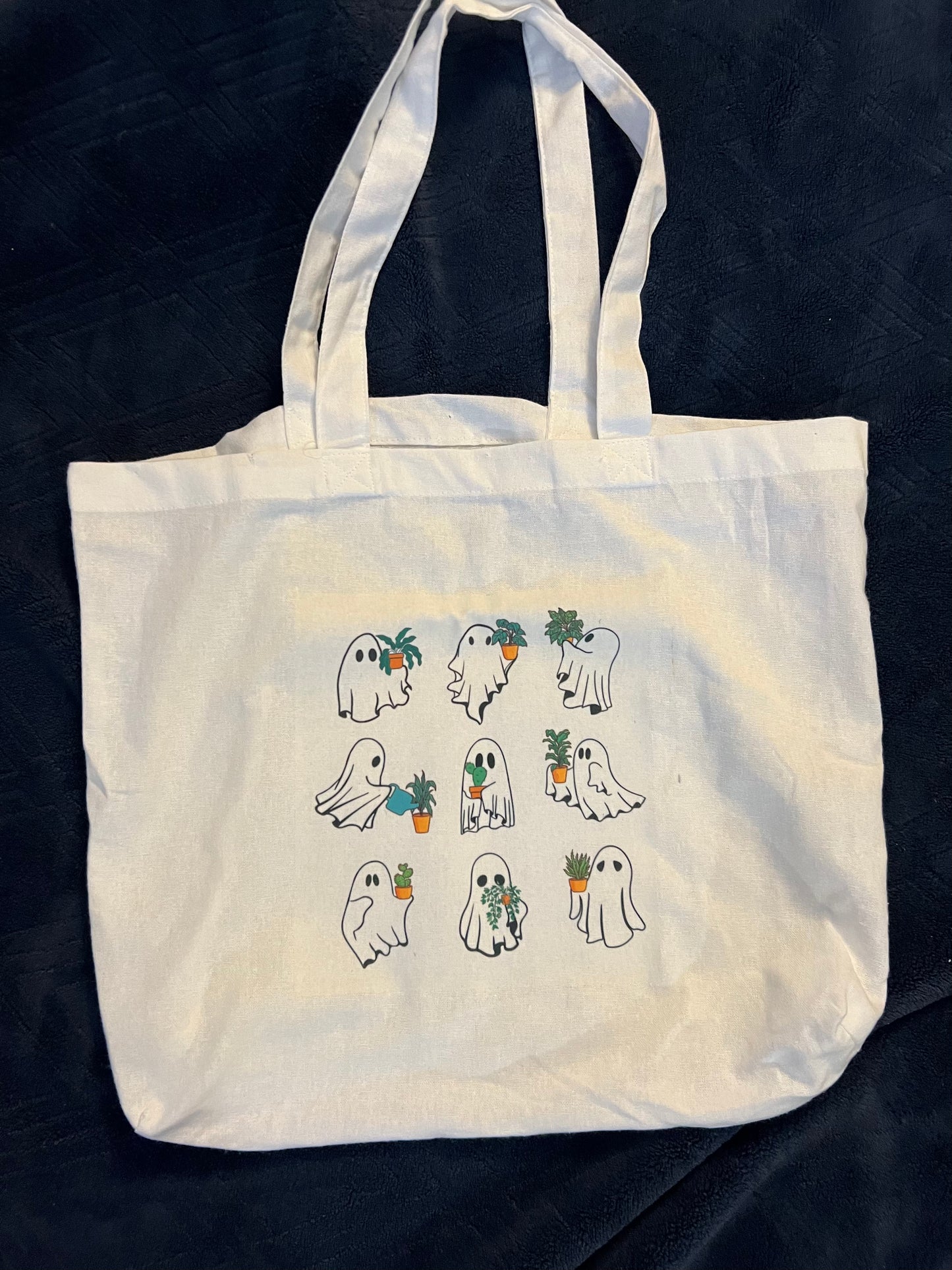 Ghost's With Plants Tote Bag