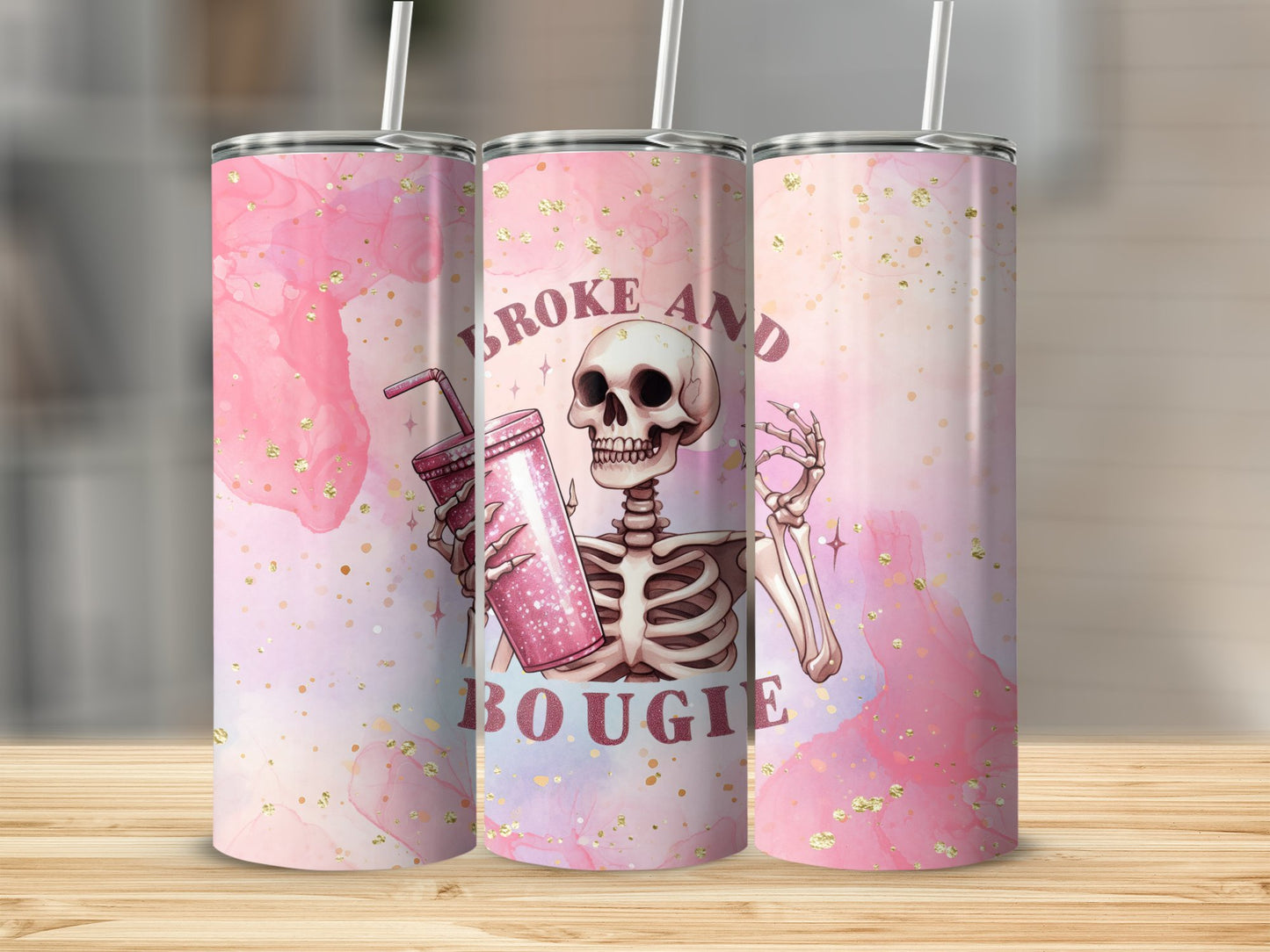 Broke & Bougie Stainless Steel Tumbler