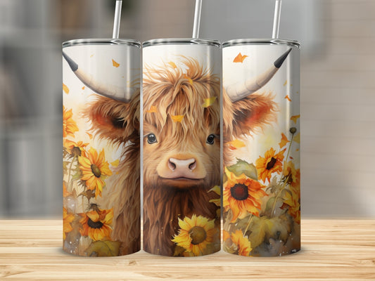 Baby Cow in the Breeze Stainless Steel Tumbler