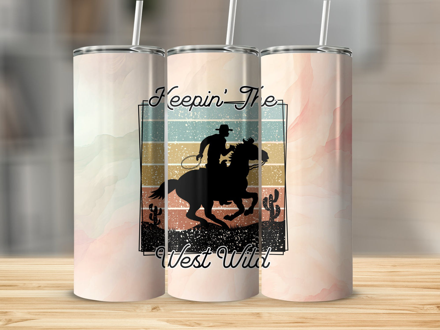 Keepin' The West Wild Stainless Steel Tumbler