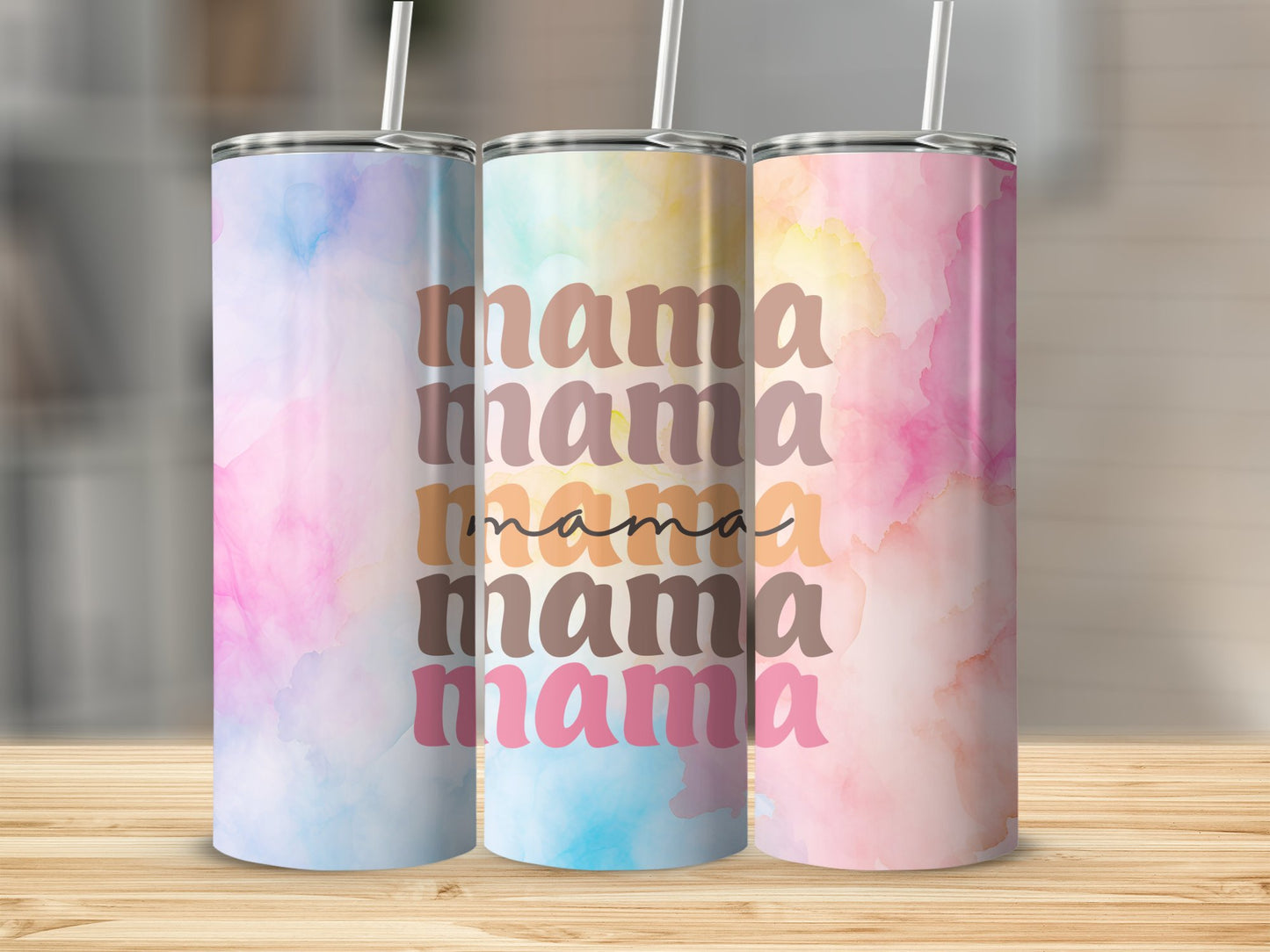 Alcohol Ink Mama Stainless Steel Tumbler