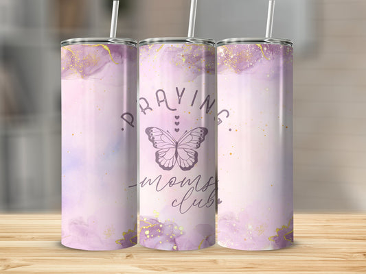 Praying Mom's Club Stainless Steel Tumbler