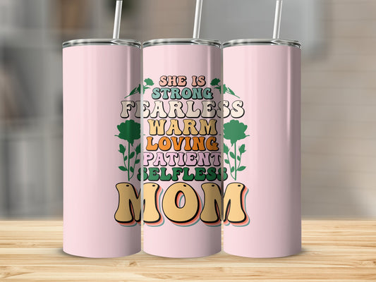 She Is...Mom Stainless Steel Tumbler