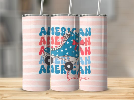 American Babe Stainless Steel Tumbler