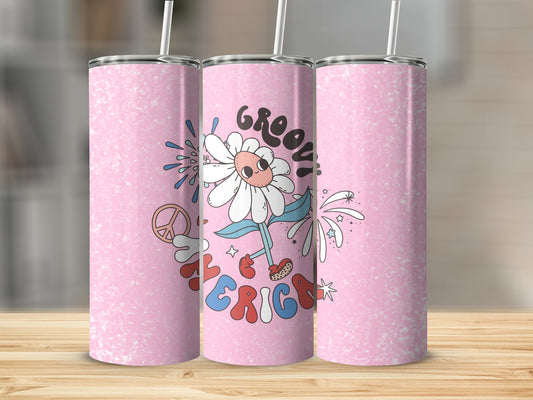 Groovy America Stainless Steel Tumbler