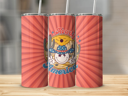 Howdy America Stainless Steel Tumbler