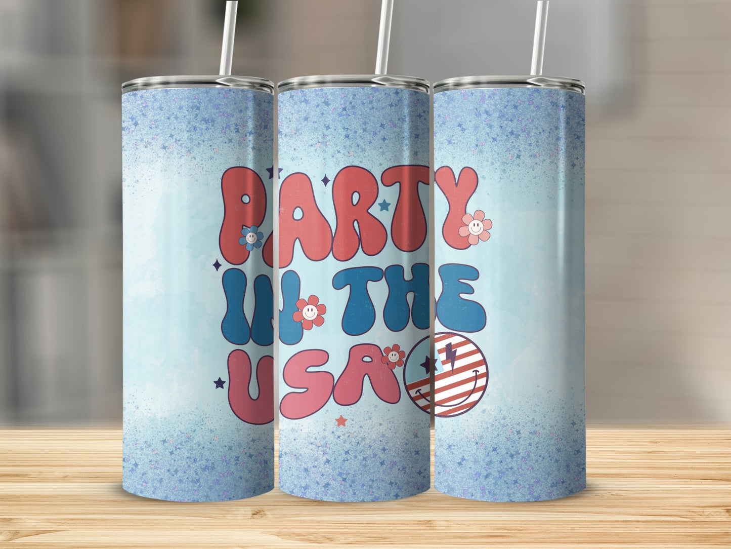 Party in the USA Stainless Steel Tumbler