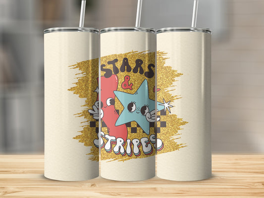 Stars & Stripes Stainless Steel Tumbler