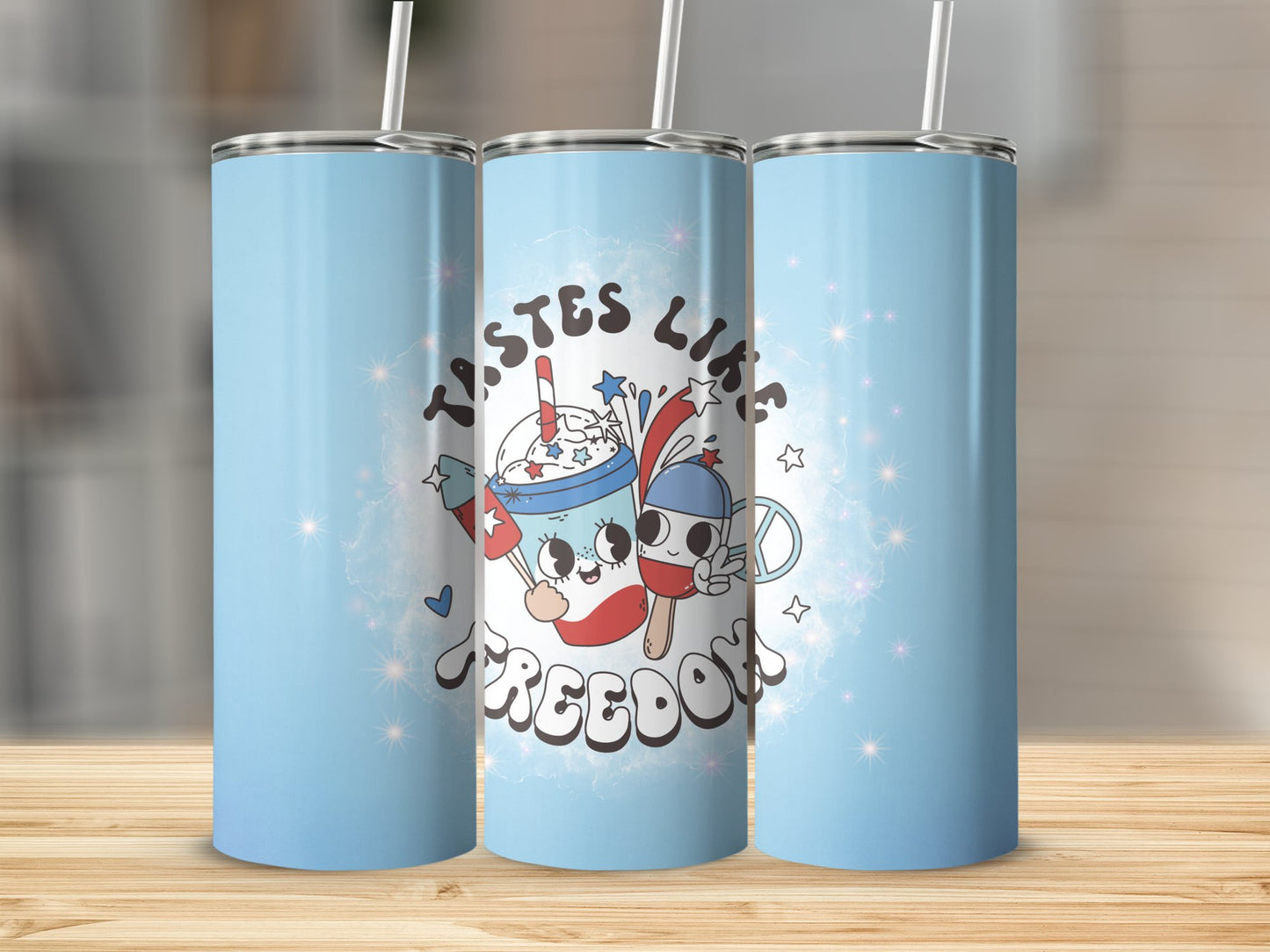 Tastes like Freedom Stainless Steel Tumbler