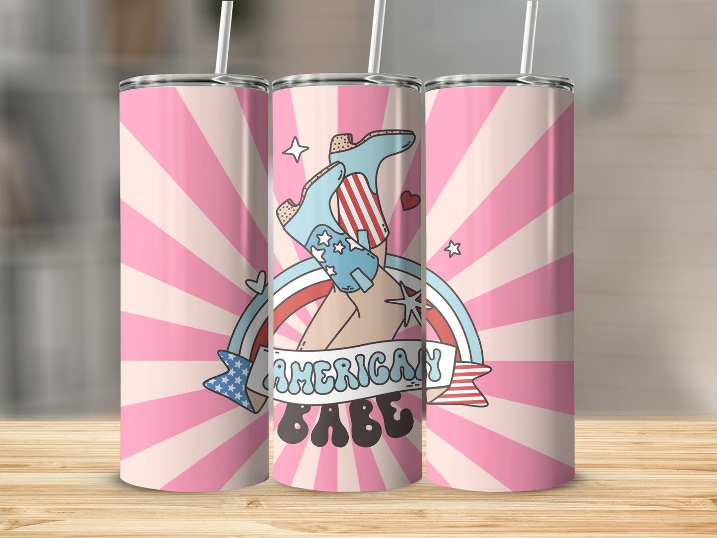 American Babe Stainless Steel Tumbler