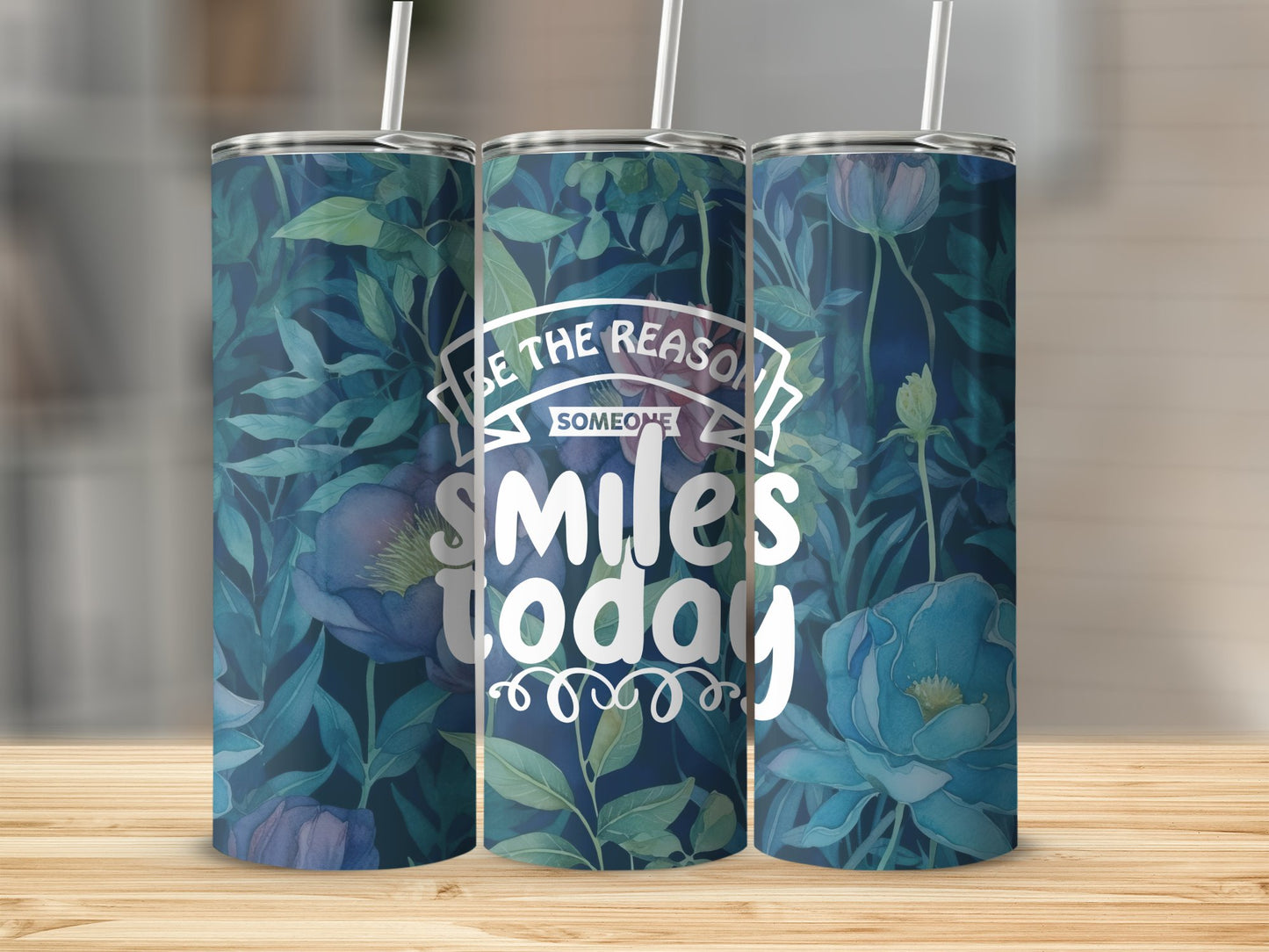 Be the Reason Someone Smiles Today Stainless Steel Tumbler