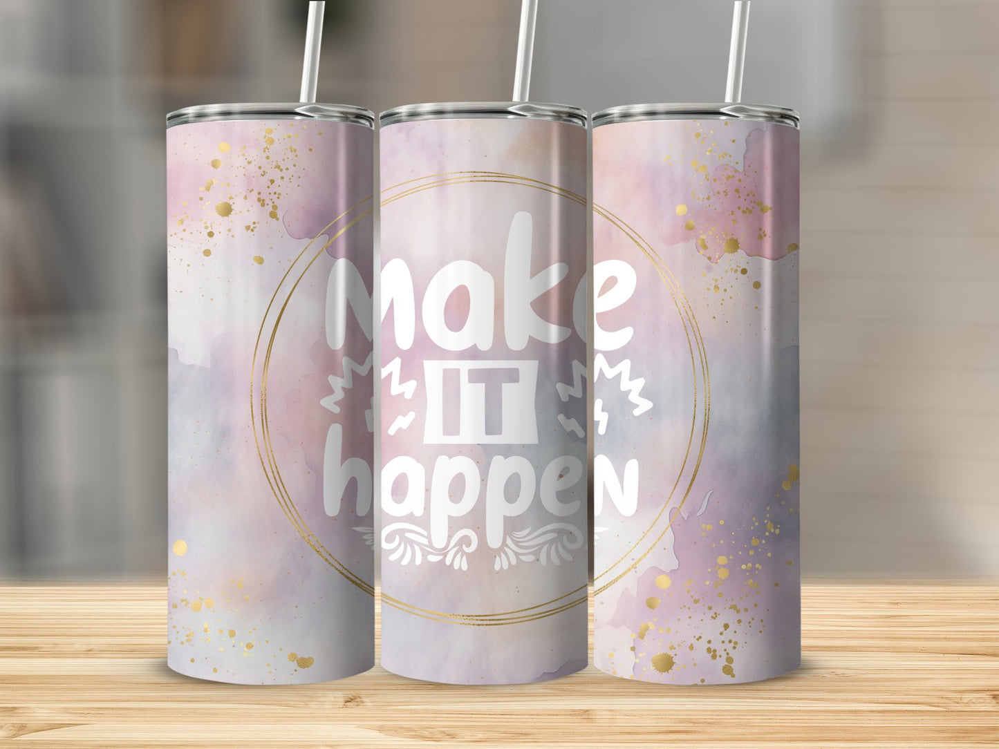 Make it Happen Stainless Steel Tumbler