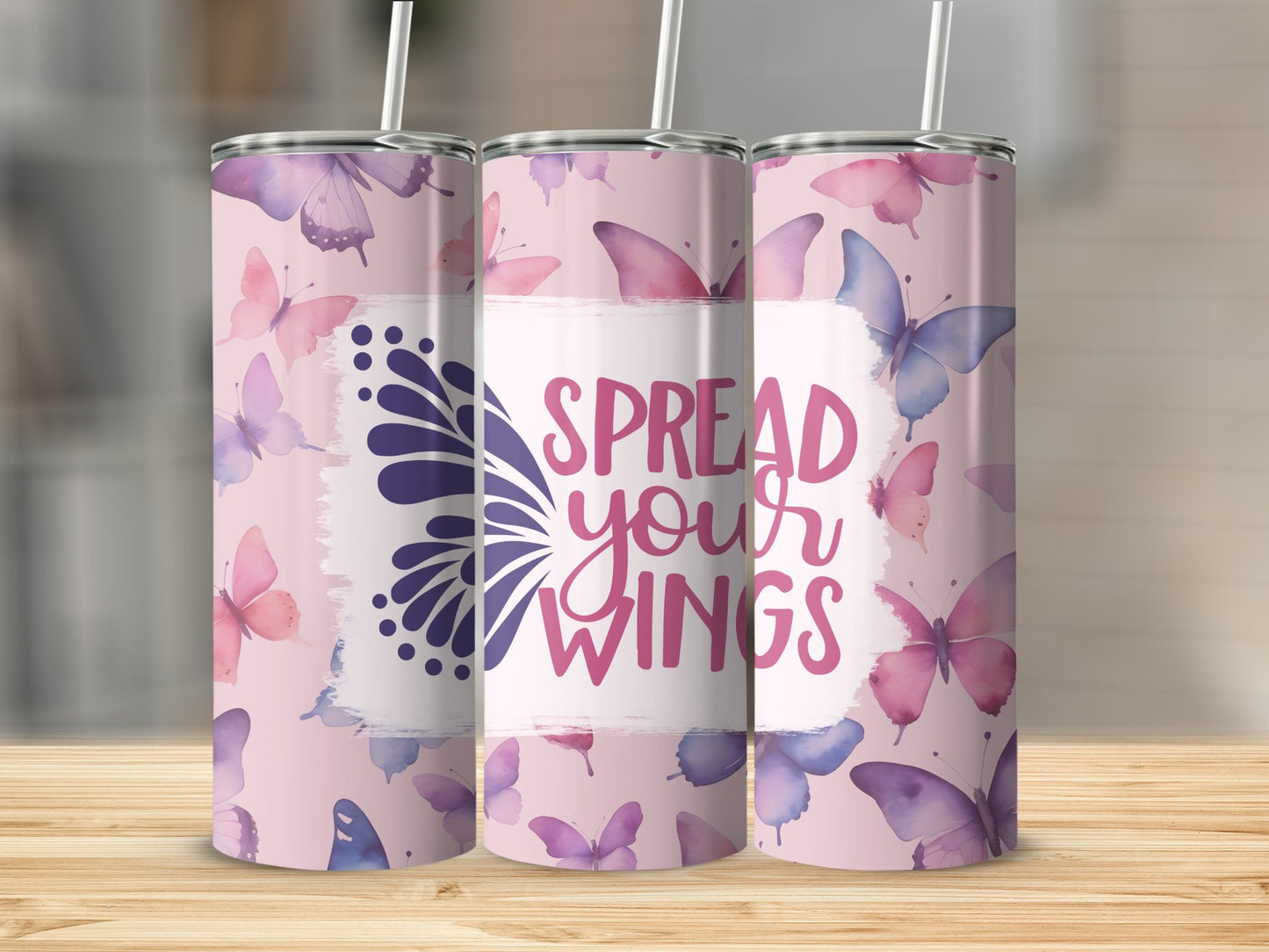 Spread your Wings Stainless Steel Tumbler