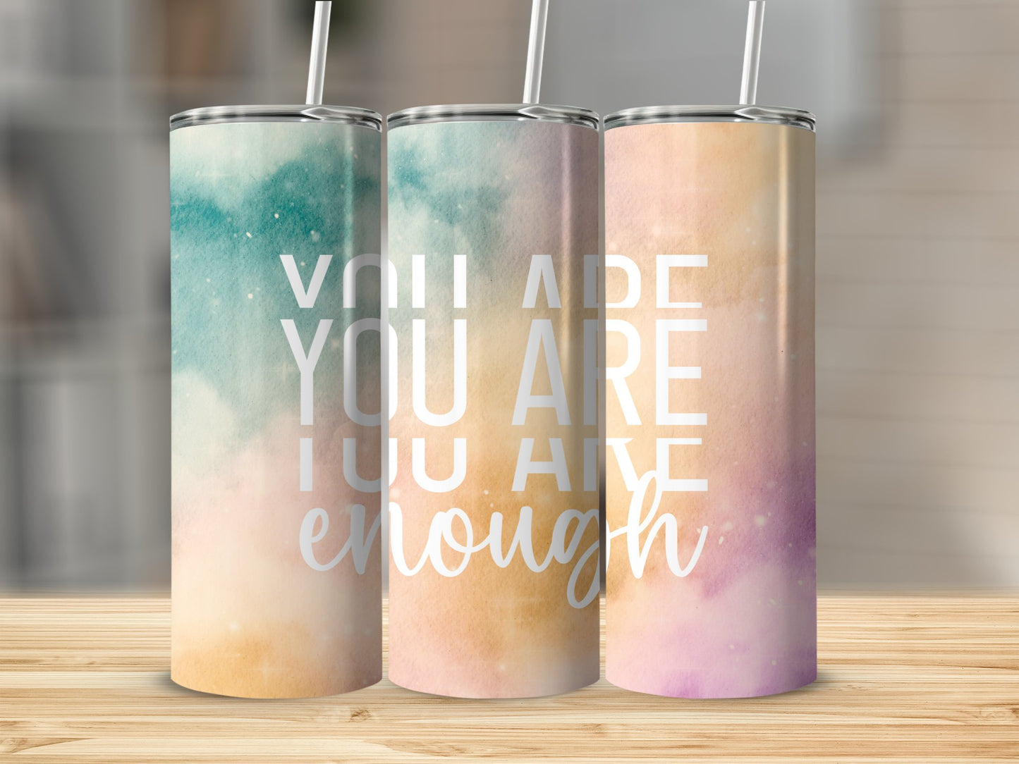 You are Enough #2 Stainless Steel Tumbler