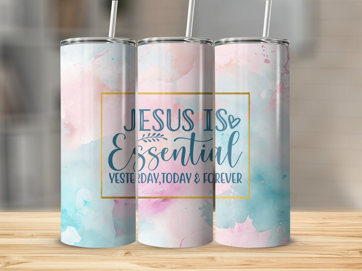 Jesus is Essential Stainless Steel Tumbler