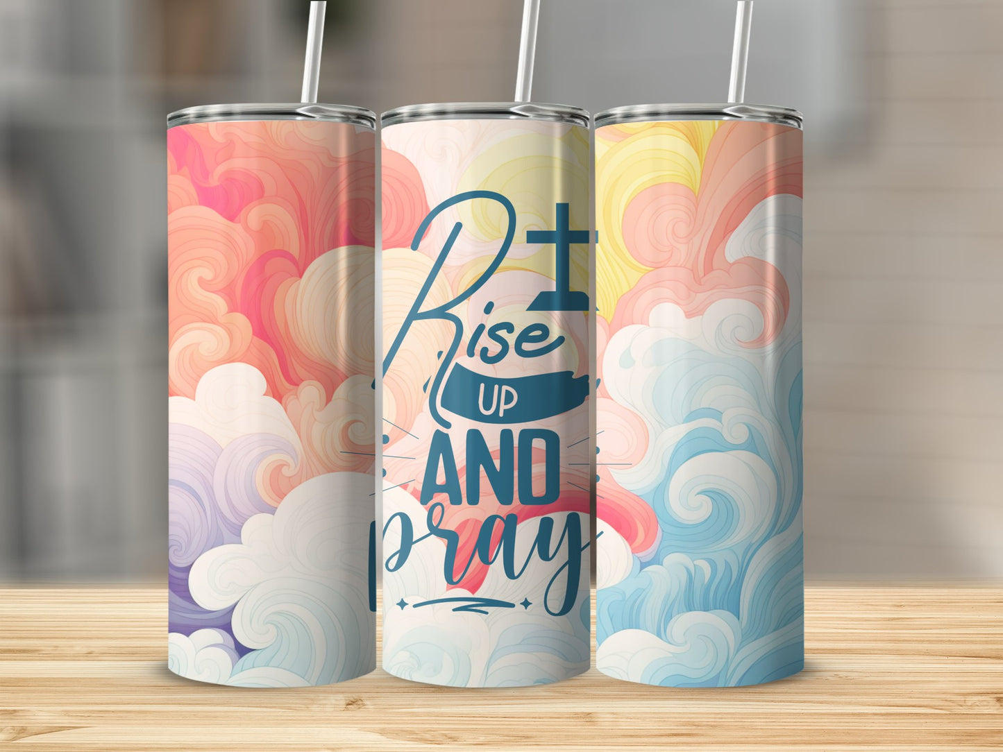 Rise up and Pray Stainless Steel Tumbler