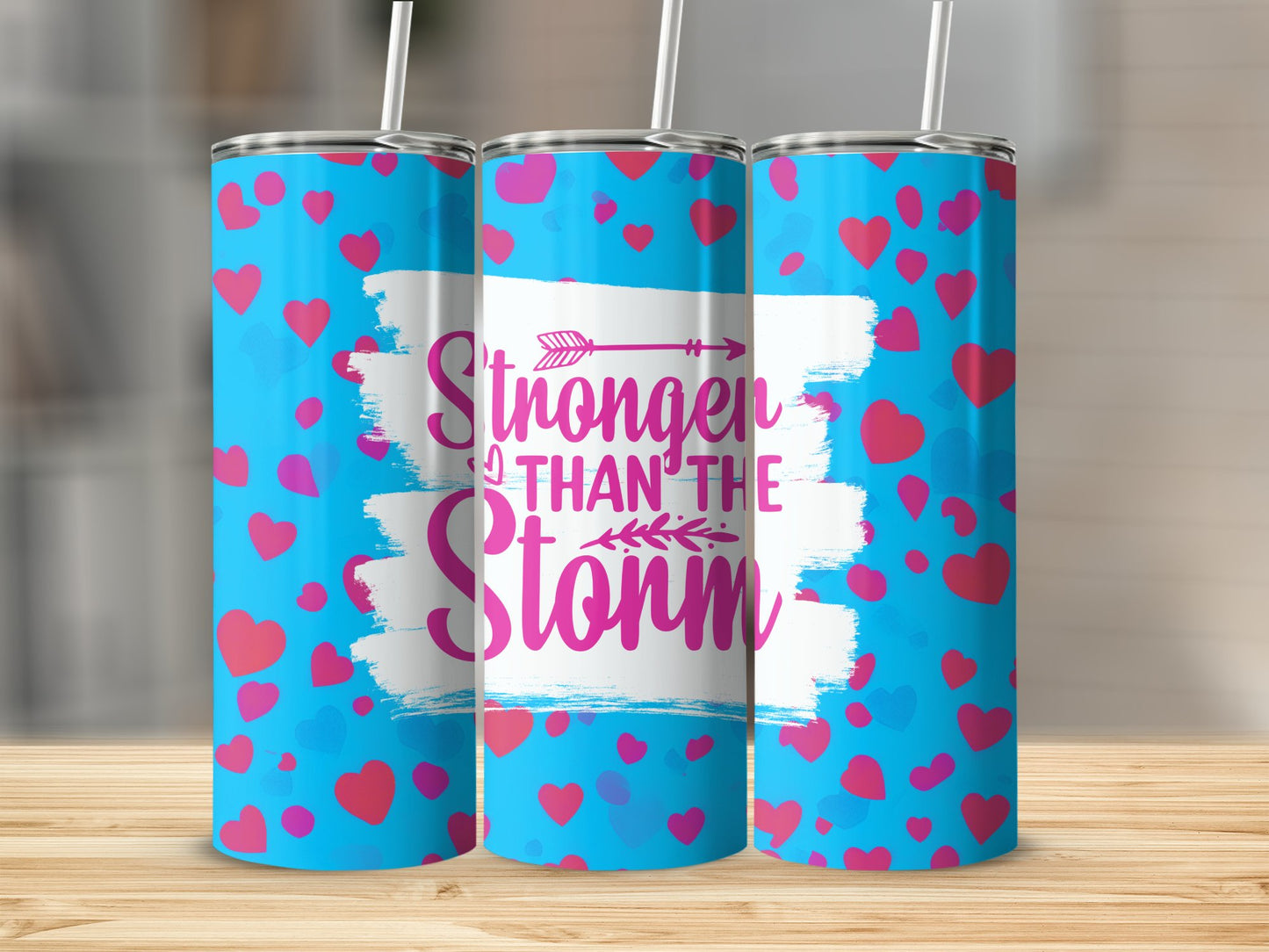 Stronger than the Storm Stainless Steel Tumbler