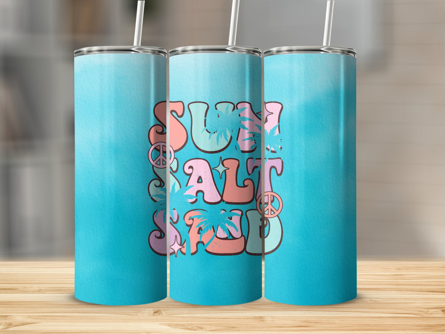 Sun Salt Sand Stainless Steel Tumbler