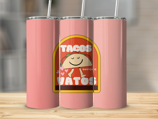 Taco's Before Vato's Stainless Steel Tumbler