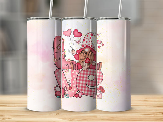 Gnome Love 2 Stainless Steel Tumbler