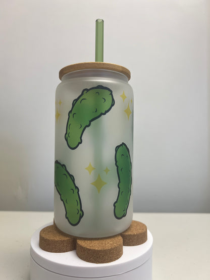 Pickles Frosted Glass