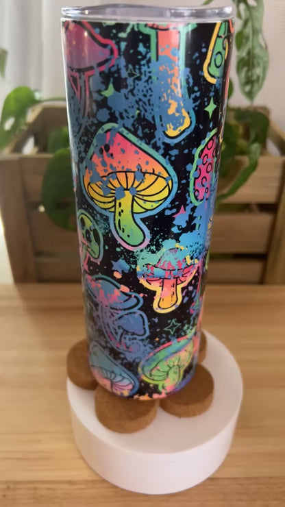 Neon Mushroom Stainless steel Tumbler