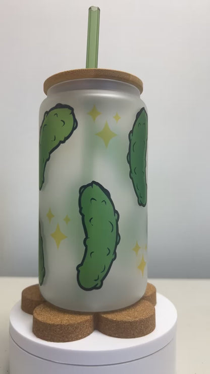 Pickles Frosted Glass