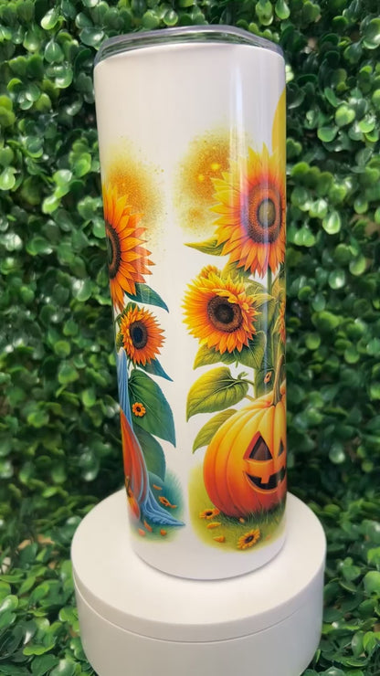 Halloween Highland Cow Stainless Steel Tumbler