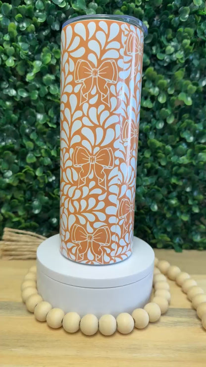 Coquette Talavera Bows Stainless Steel Tumbler