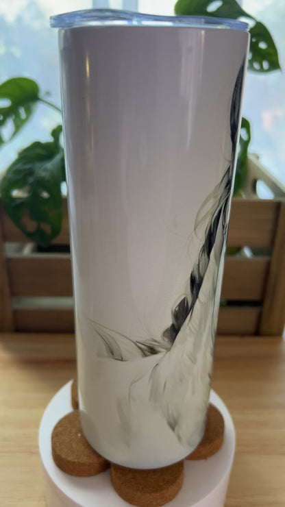 Sketched Horse Stainless Steel Tumbler