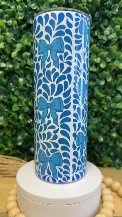 Coquette Talavera Bows Stainless Steel Tumbler