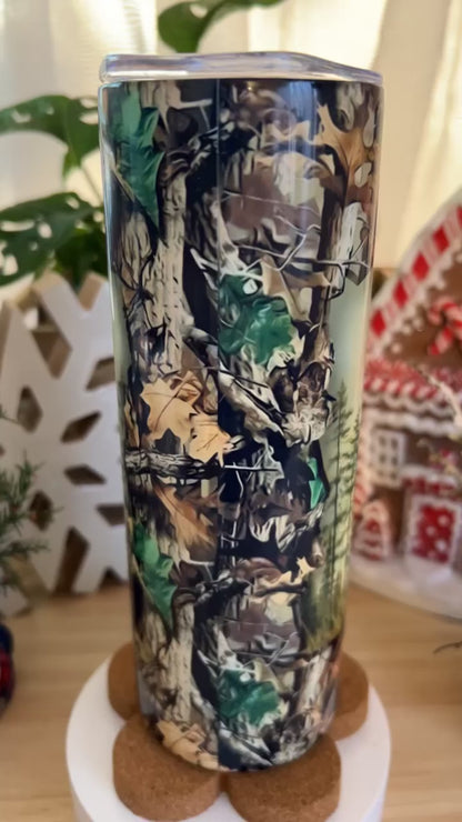 Camo/Buck Stainless Steel Tumbler